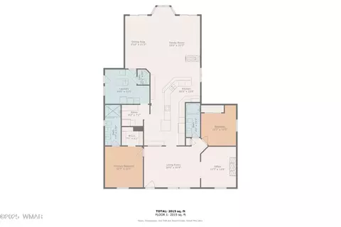 Floorplan - 1904 Rim View Ln, Overgaard, AZ 85933 photo 2 of 2