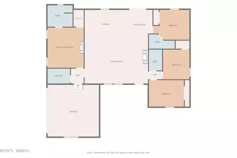 Floorplan - 2728 Bain Trl, Overgaard, AZ 85933 photo 1 of 4