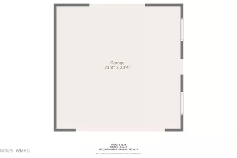 Floorplan - 2728 Bain Trl, Overgaard, AZ 85933 photo 4 of 4