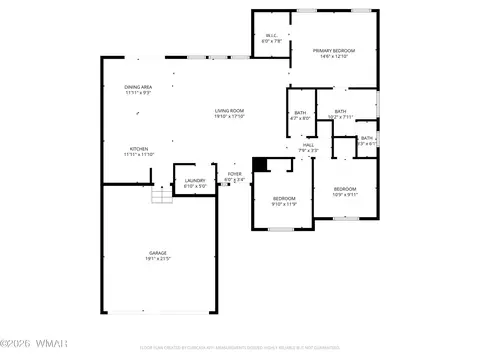 Floorplan - 160 Sandtrap Dr, Eagar, AZ 85925 photo 1 of 1