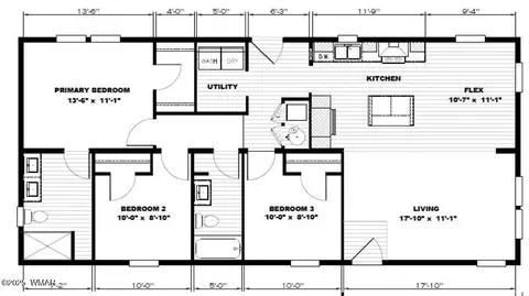 Floorplan - 4129 Apache Rd, Snowflake, AZ 85937 photo 1 of 1