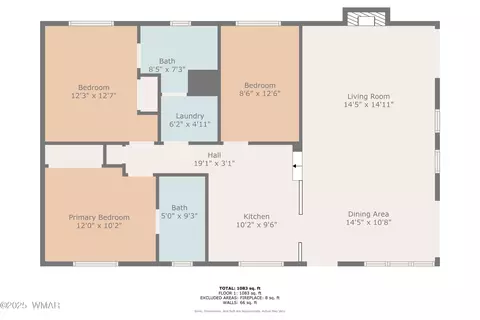 Floorplan - 1875 Pine St #2, Lakeside, AZ 85929 photo 2 of 4