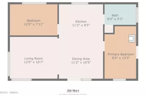 Floorplan - 1875 Pine St #2, Lakeside, AZ 85929 photo 4 of 4
