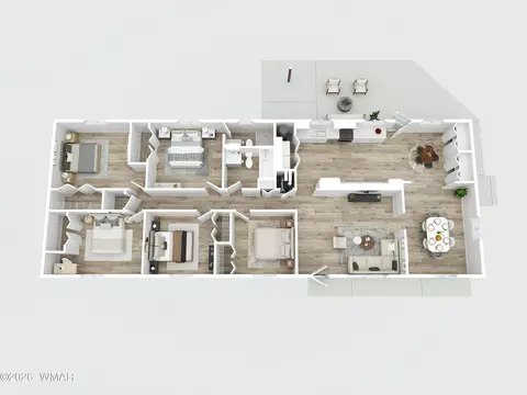 Floorplan - 841 S 2nd E St, Snowflake, AZ 85937 photo 3 of 3