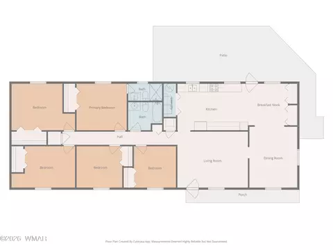 Floorplan - 841 S 2nd E St, Snowflake, AZ 85937 photo 2 of 3