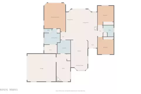 Floorplan - 2236 Roundabout Way, Overgaard, AZ 85933 photo 1 of 1