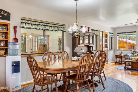 Dining - 2922 Pine Rim Rd, Overgaard, AZ 85933 photo 2 of 2