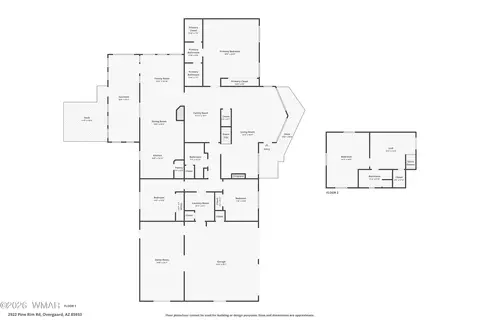 Floorplan - 2922 Pine Rim Rd, Overgaard, AZ 85933 photo 3 of 3