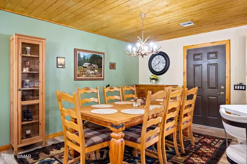 Dining - 2924 Pine Rim Rd, Overgaard, AZ 85933 photo 2 of 2