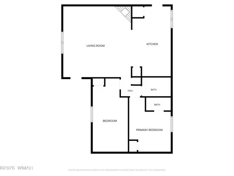 Floorplan - 2722 Bain Trl, Overgaard, AZ 85933 photo 1 of 1