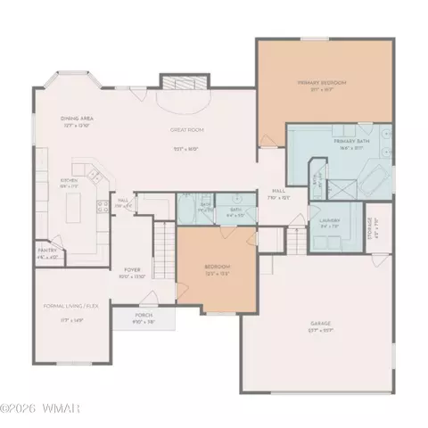 Floorplan - 1713 W Snowline Dr, Eagar, AZ 85925 photo 1 of 2