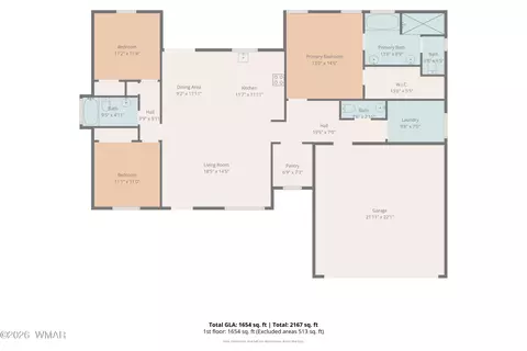 Floorplan - 105 N Mulligan Rd, Eagar, AZ 85925 photo 1 of 1