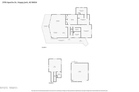 Floorplan - 3705 Apache Dr, Happy Jack, AZ 86024 photo 2 of 4