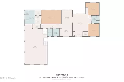 Floorplan - 2868 Meadow Rd, Heber, AZ 85928 photo 1 of 2