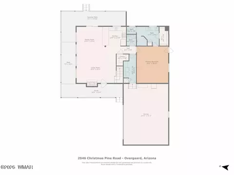 Floorplan - 2046 Christmas Pine Rd, Overgaard, AZ 85933 photo 2 of 6