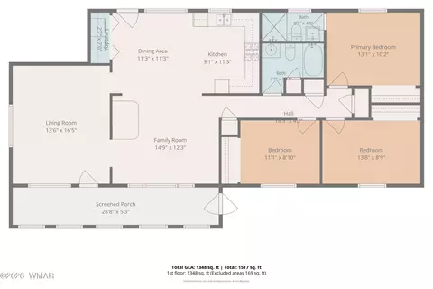 Floorplan - 274 E 6th St, Eagar, AZ 85925 photo 1 of 1