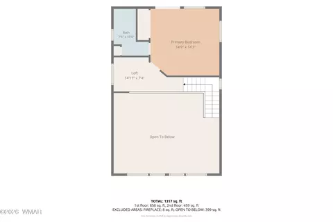 Floorplan - 2746 Skyhawk Dr, Overgaard, AZ 85933 photo 2 of 6
