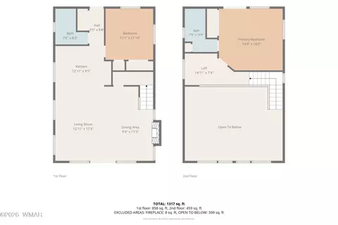 Floorplan - 2746 Skyhawk Dr, Overgaard, AZ 85933 photo 5 of 6