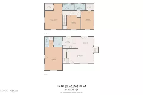 Floorplan - 1344 S Pine St, Eagar, AZ 85925 photo 1 of 1