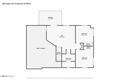 Floorplan - 3033 Aspen Rd, Overgaard, AZ 85933 photo 2 of 2