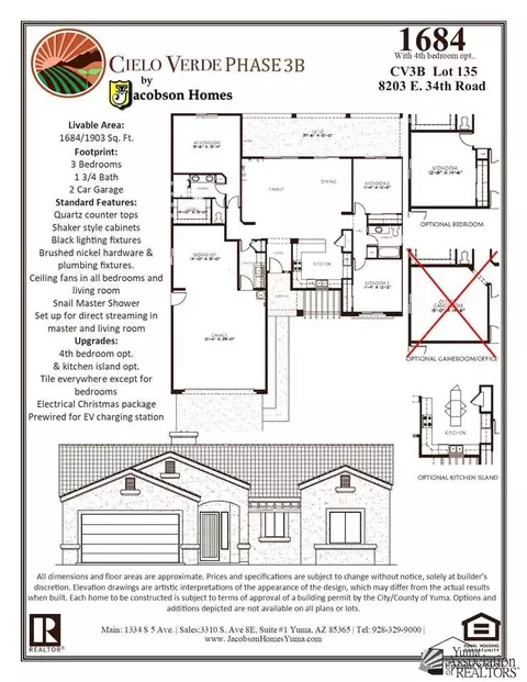 Floorplan - 8203 E 34 Rd, Yuma, AZ 85365 photo 1 of 2