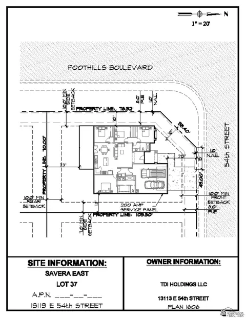 Floorplan - 13124 E 54 Dr, Yuma, AZ 85367 photo 1 of 2