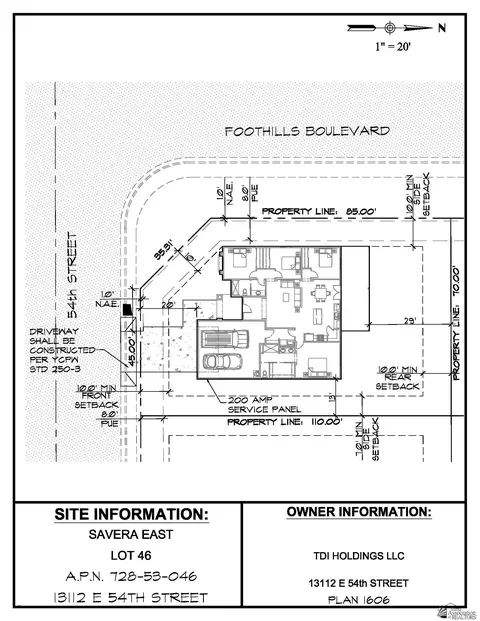 Floorplan - 13112 E 54 St, Yuma, AZ 85367 photo 1 of 2