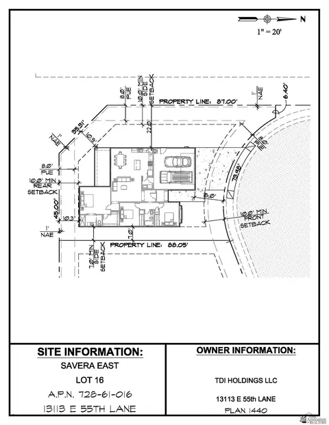 Floorplan - 13113 E 55 Ln, Yuma, AZ 85367 photo 1 of 1
