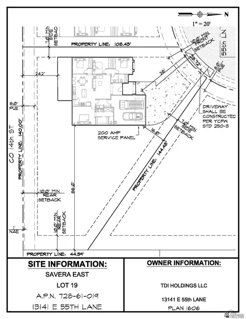 Floorplan - 13141 E 55 Ln, Yuma, AZ 85367 photo 3 of 3