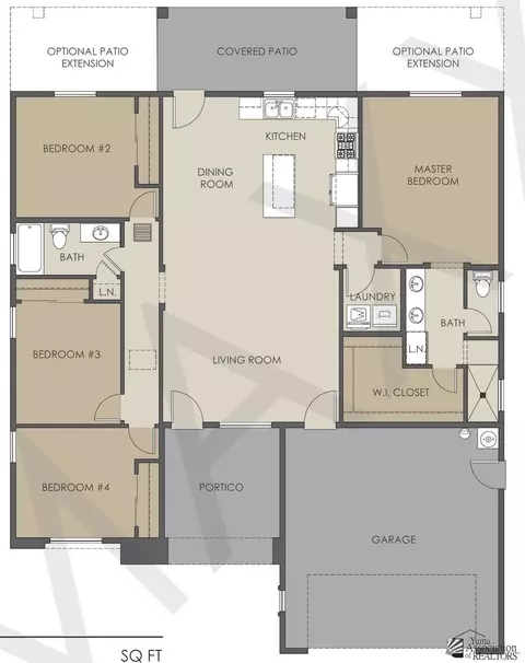 Floorplan - 712 E 12 Pl, Somerton, AZ 85350 photo 1 of 1