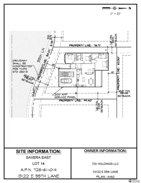 Floorplan - 13122 E 55 Ln, Yuma, AZ 85367 photo 1 of 1