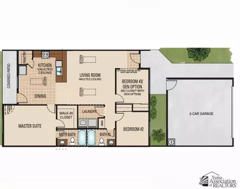 Floorplan - 7409 E 39 Pl, Yuma, AZ 85365 photo 1 of 1
