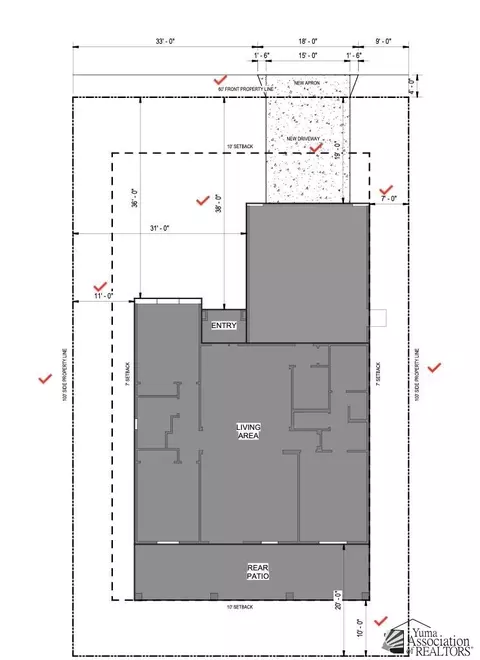 Floorplan - 10589 E 45 Ln, Yuma, AZ 85367 photo 1 of 1