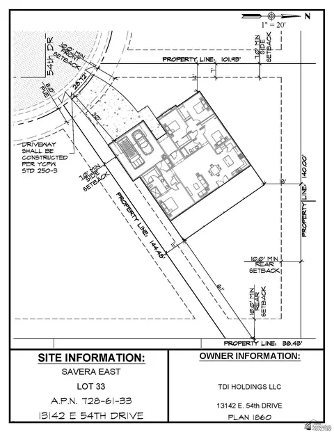 Floorplan - 13142 E 54 Dr, Yuma, AZ 85367 photo 2 of 2