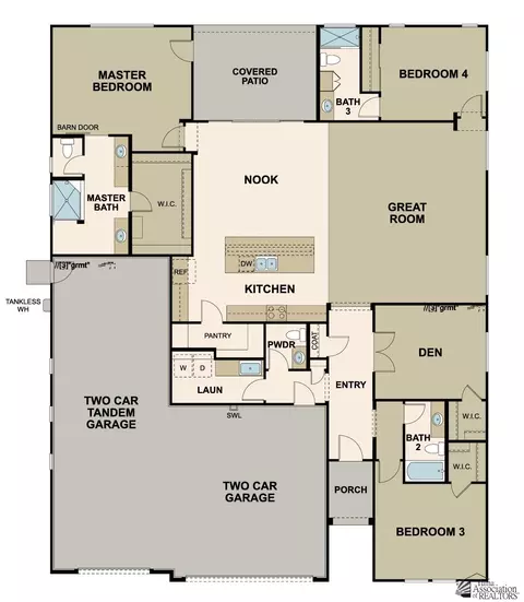Floorplan - 14560 E 42 Pl, Yuma, AZ 85367 photo 1 of 1
