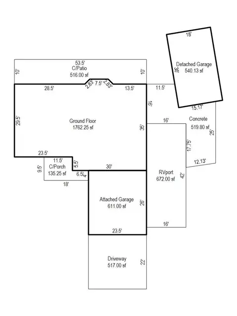 Floorplan - 13902 E 53 Dr, Yuma, AZ 85367 photo 1 of 1