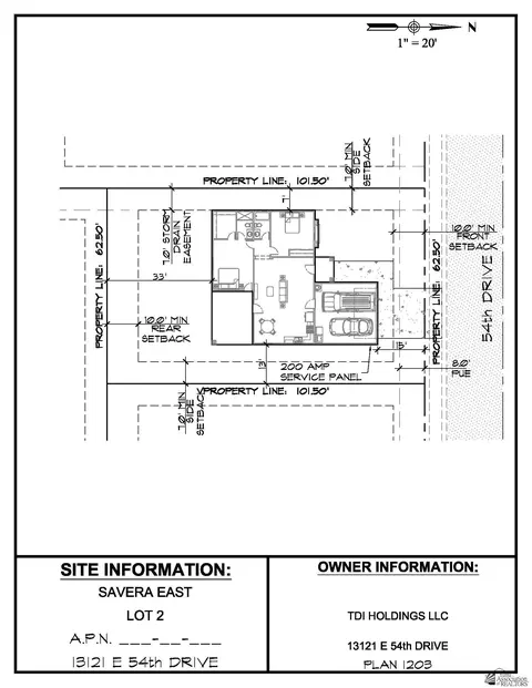 Floorplan - 13121 E 54 Dr, Yuma, AZ 85367 photo 1 of 1