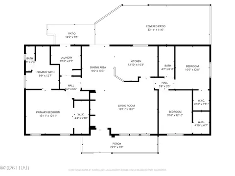 Floorplan - 49575 Rainbow Way, Quartzsite, AZ 85346 photo 1 of 1