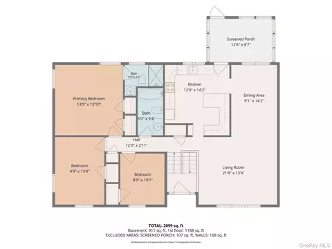 Floorplan - 1 Rockledge Rd, Poughkeepsie, NY 12601 photo 1 of 2