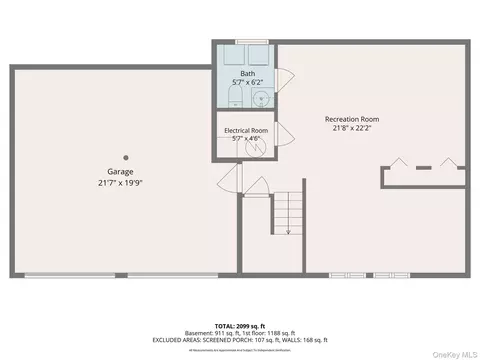 Floorplan - 1 Rockledge Rd, Poughkeepsie, NY 12601 photo 2 of 2