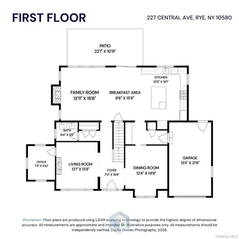 Floorplan - 227 Central Ave, Rye, NY 10580 photo 1 of 3