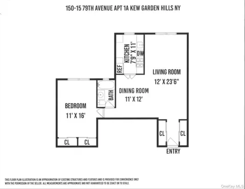 Floorplan - 150-15 79 Ave #1A, Flushing, NY 11367 photo 1 of 1
