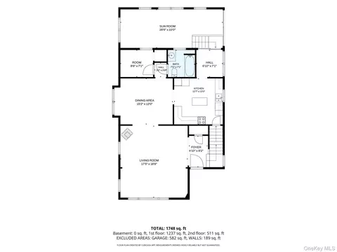 Floorplan - 7 Walnut St, Poughkeepsie, NY 12601 photo 2 of 4