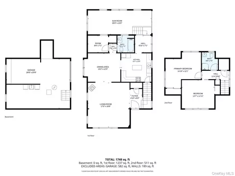 Floorplan - 7 Walnut St, Poughkeepsie, NY 12601 photo 1 of 4