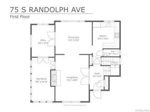 Floorplan - 75 S Randolph Ave, Poughkeepsie, NY 12601 photo 1 of 3