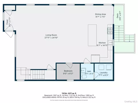 Floorplan - 663 Arthur St, Baldwin, NY 11510 photo 1 of 4