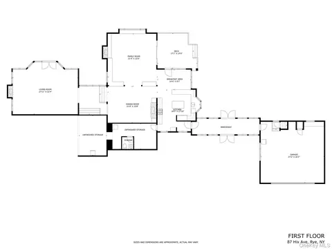 Floorplan - 87 Hix Ave, Rye, NY 10580 photo 1 of 3