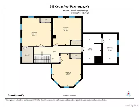 Floorplan - 245 Cedar Ave, Patchogue, NY 11772 photo 2 of 3