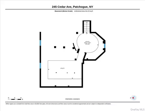 Floorplan - 245 Cedar Ave, Patchogue, NY 11772 photo 3 of 3