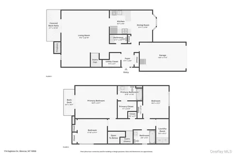 Floorplan - 174 Eagleton Dr, Monroe, NY 10950 photo 3 of 3